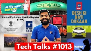 Tech Talks #1013 - JioMart Shopping, Lost Phone Tracking, Oppo TV, Facebook Huge Fine, iPhone 12