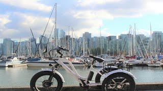 VANCOUVER DAYMAK FLORENCE ELECTRIC TRIKE KM DISTANCE TEST FIRST RIDE