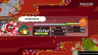 Taiko no Tatsujin: Drum Session! -Yugao No Kimi hard 6* Full Combo