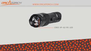 2016 Newest Product:OrcaTorch T11 military EDC tactical led flashlight