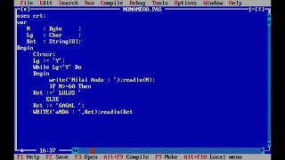 Program Pascal Menggunakan While Do #contoh 4