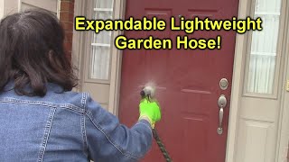 VIENECI Expandable Garden Hose Incl 9 Function Spray Nozzle, Solid Brass Connectors (75FT) REVIEW