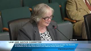 Mental Health Court -- Reducing Crime and Recidivism