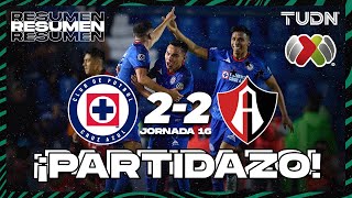 Resumen y goles | Cruz Azul 2-2 Atlas | CL2024 - Liga Mx J16 | TUDN