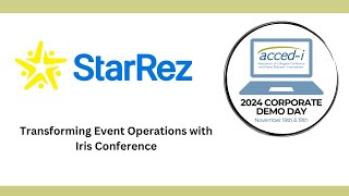 StarRez - ACCED-I Demo Day 2024