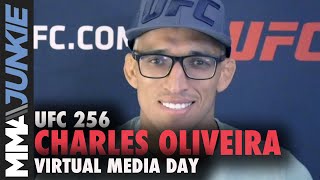 Charles Oliveira responds to Tony Ferguson's weight miss threat | UFC 256 full interview