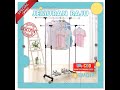 Gantungan baju jemuran baju hanger stand hanger Minimalis Stainless Steel GHR15542