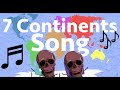 The 7 continents song but with the skeleton meme