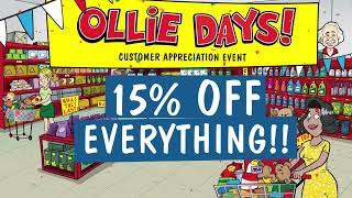 The cheap just got CHEAPER! Ollie Days are here again!