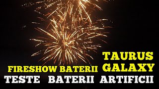 ✨🎆🚀 TEST BATERIE ARTIFICII TAURUS + BATERIE GALAXY + PETARDE - CRĂCIUN FERICIT❗prima parte