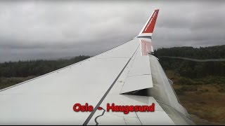 Extreme crosswind | Norwegian Boeing 737-800 Oslo - Haugesund