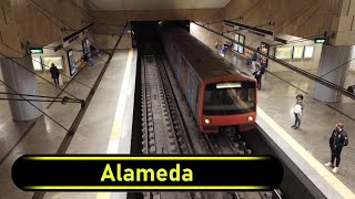 Metro Station Alameda - Lisbon 🇵🇹 - Walkthrough 🚶