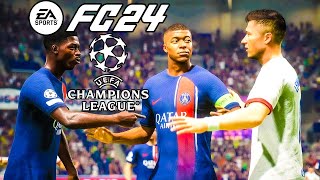 PSG vs FC Barcelona // Quart de Finale Ligue des Champions // EA FC 24 PS5 4K HDR