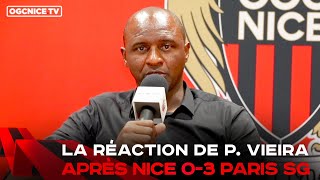 Nice 0-3 Paris : la réaction du coach