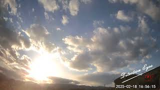 2025/01/18 15:30-18:30 寒波 #雲ラプス BGM: 冒険の旅#ATOMCam #タイムラプス動画