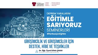 Girişimcilik ve Girişimciler İçin Destek, Hibe Teşvikler | #HerkesiçinEğitim