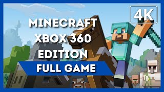 MINECRAFT XBOX 360 EDITION | Full Game Walkthrough | 4K 60FPS | No Commentary