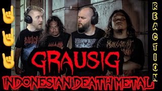 INDONESIAN DEATH METAL | GRAUSIG - THY OF THE DAMNED | Metalheads Reaction