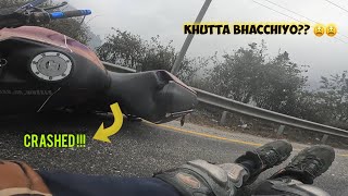 Crashed Bad - Sindhuli Ride 😣😣