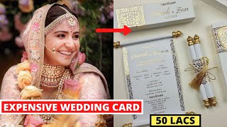 10 Most Expensive Wedding Cards Of Bollywood Actresses