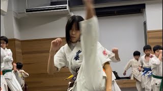 beautiful back kick