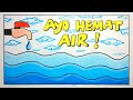 Cara membuat poster hemat air dengan mudah