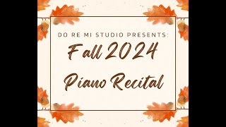 Fall 2024 Piano Recital