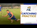 Catching practice with Arjun, Jaydev & Bumrah | Mumbai Indians