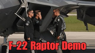 F-22 Raptor's Final Demo – Jaw-Dropping Maneuvers \u0026 Cockpit Footage!