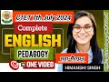 English Pedagogy MARATHON Class, CTET 7th July 2024 , English In One Shot! (PAPER -1&2)