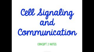 Homeostasis Mini Unit Concept 2 Notes