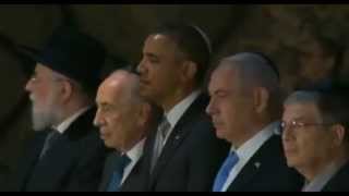 מקהלת אנקור - ביקור אובמה ביד ושם - Ankor Choir and President Obama