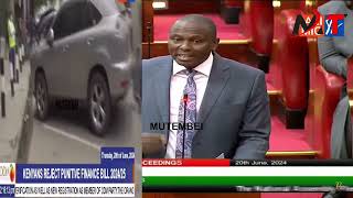 Drama in Parliament as MP Kimani Ichungwah is heard begging Police to protect him from GenZ!
