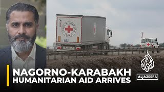 First convoy of humanitarian aid arrives in Nagorno-Karabakh after ceasefire announced