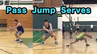 Passing Jump Serves - How to PASS a Volleyball Tutorial