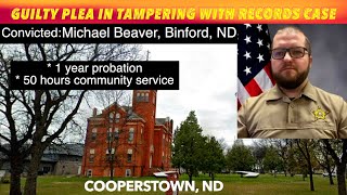 Former North Dakota Sheriff Pleads Guilty In Tampering With Public Records Case