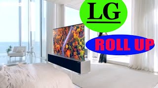 LG  SIGNATURE  roll-up TV