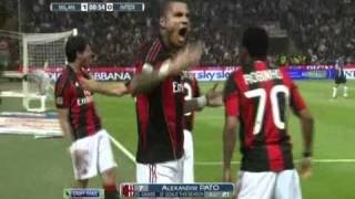 Ac Milan Vs Inter Milan 1-0 Pato Goal 1' 2011-04-02
