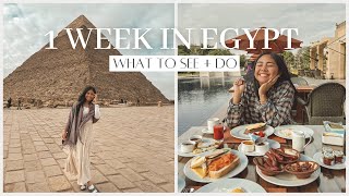 EGYPT Travel Guide | one-week Itinerary | things to do, food + more | helping you plan the trip pt 2