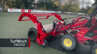 The TurfWinch Series from SMG: Innovation meets efficiency in artificial turf winding.