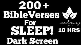 10 Hours Of Scriptures For Sleeping Dark Screen ( 200+ Bible Verses For Sleep)