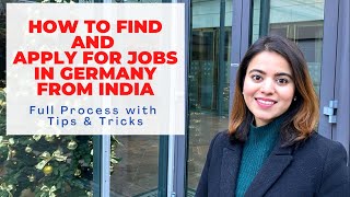 Apply for jobs in Germany from India|Job Search in Germany Complete Process with Tips and Tricks