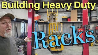 BUILDING METAL PALLET  RACKS