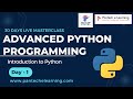 Day 1 - Introduction to Python