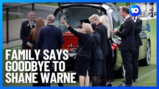 Shane Warne Farewelled At Private Funeral | 10 News First