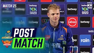 Corbin Bosch, MI Cape Town | MICTvSEC Post-match Presser | Betway SA20