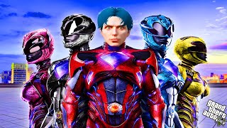 Power Rangers ‌တွေက ကျနော့်ကိုမွေးစားခဲ့တယ်/ Power Rangers in GTA V