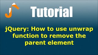 jQuery: How to use unwrap function to remove the parent element