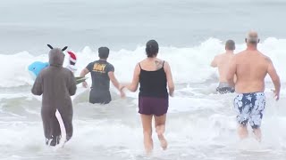 Naval Station Mayport hosts 'polar plunge' with 'Mayport Mitch' in annual tradition