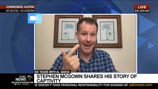 Former Al Qaeda captive Stephen McGowan launches a book